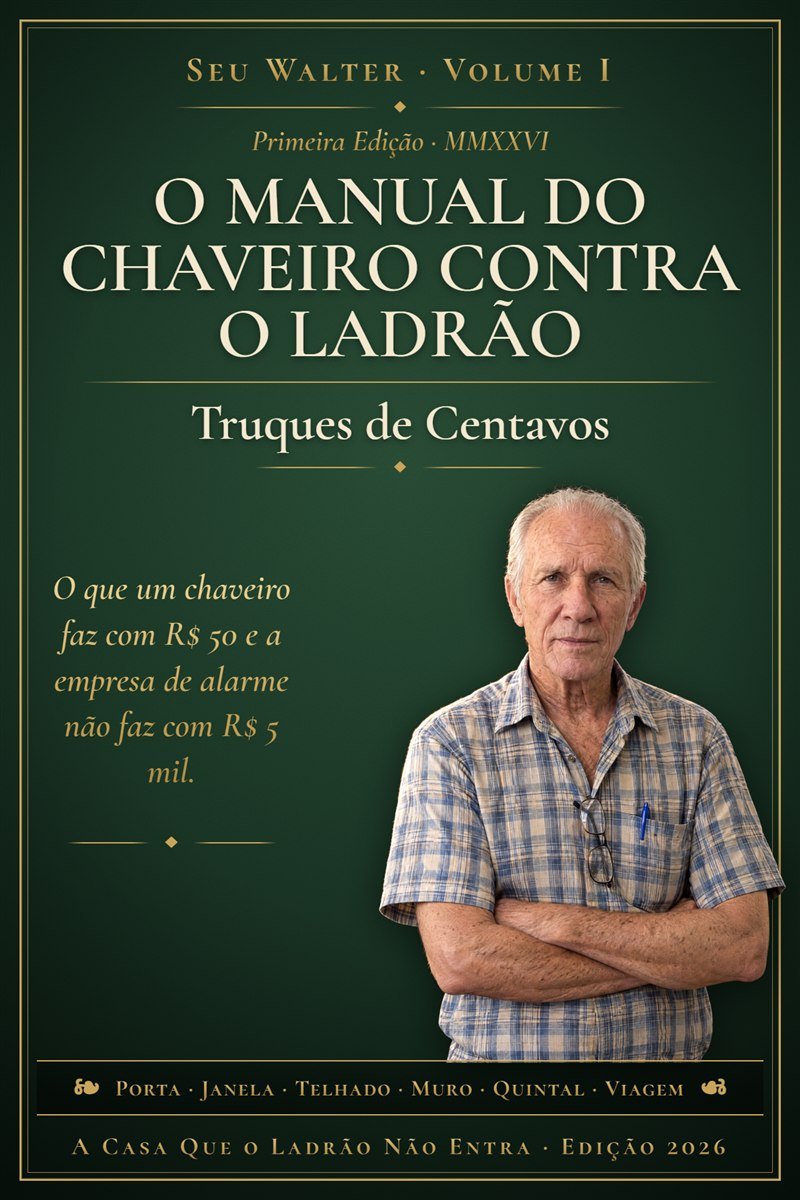 Livro 1: O Manual do Chaveiro Contra o Ladrão — Truques de Centavos