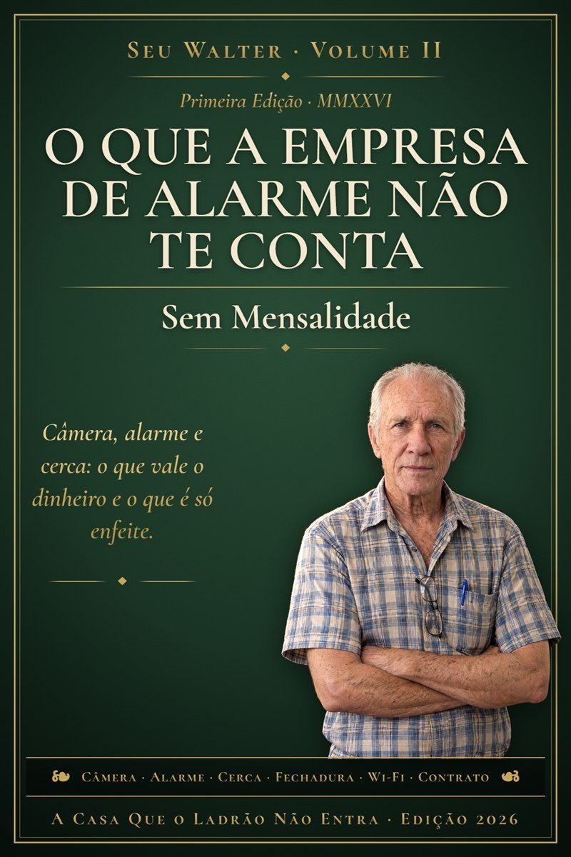 Livro 2: O Que a Empresa de Alarme Não Te Conta — Sem Mensalidade